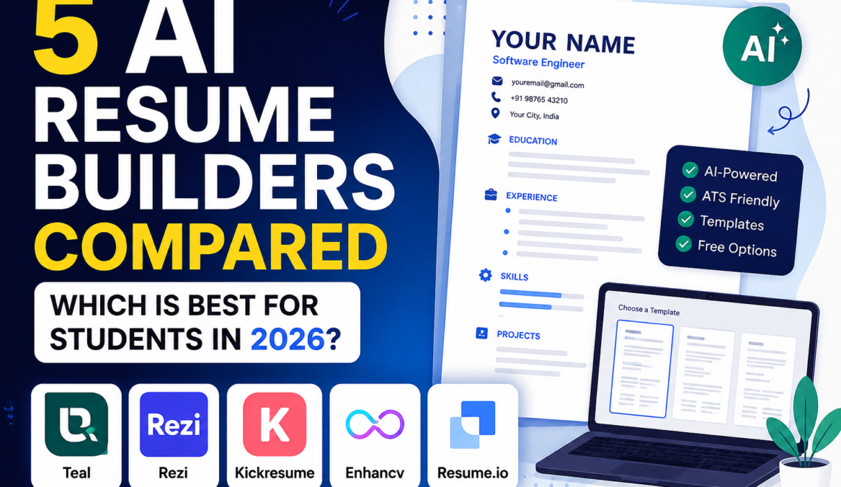 5 AI resume builders compared for students in 2026