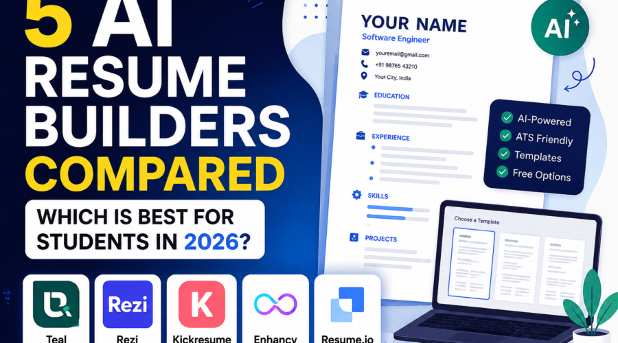 5 AI resume builders compared for students in 2026