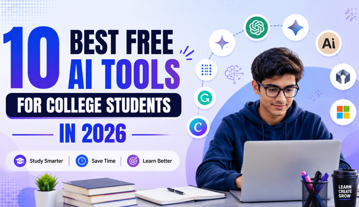 10 best free AI tools for college students in 2026